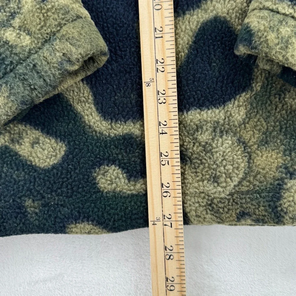Billabong Adventure Division Fleece Mens M Green Camo Excellent Burkard Studio